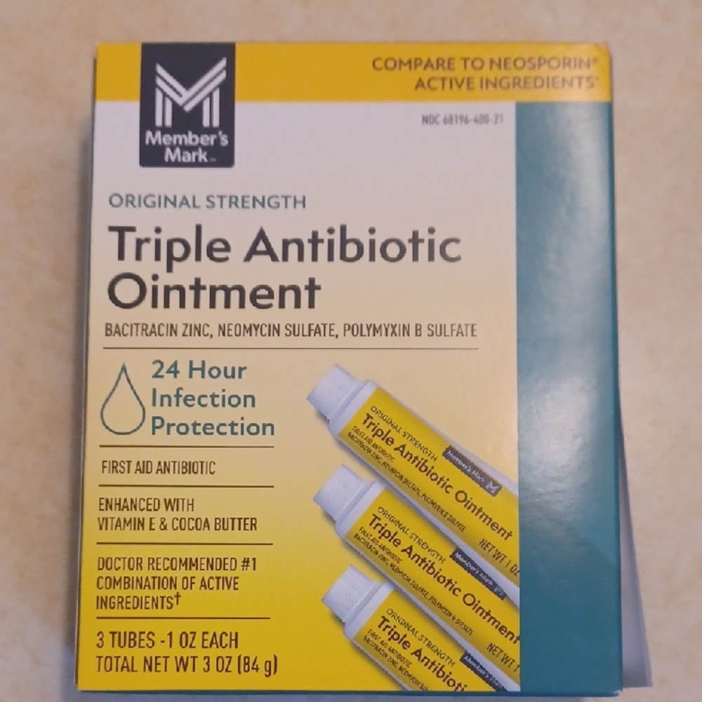 Member's Mark Triple Antibiotic Ointment - Yellow
